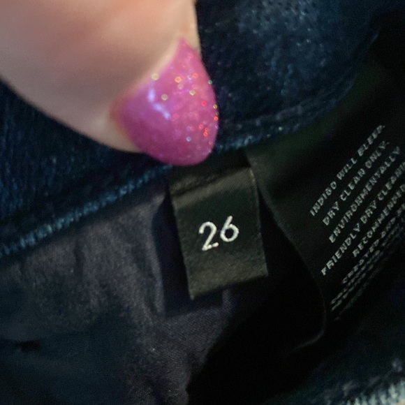 J Brand Ruby Silverpool Jeans Step Hem Silver Dipped 26 EUC - Picture 8 of 12